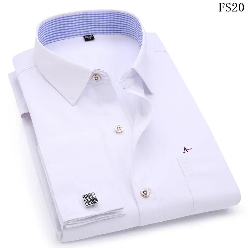 Camisas 2022, camisa branca com gola, design de cor sorida, tecido jacquard, camisa de manga